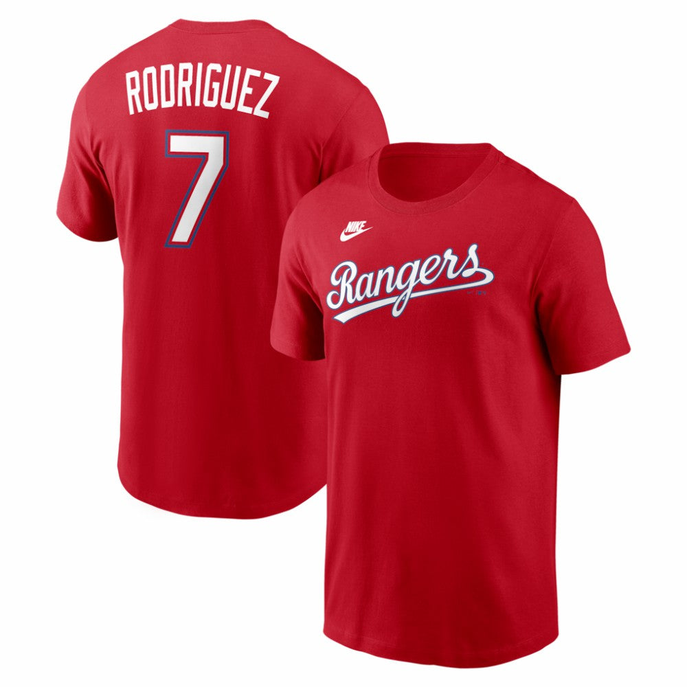 Ivan Rodriguez Texas Rangers Nike Cooperstown Collection Name & Number T-Shirt | MLB Near me