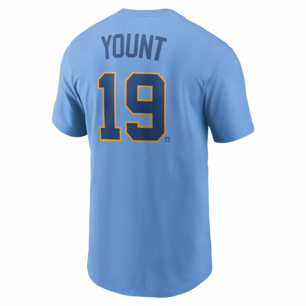 Robin Yount Milwaukee Brewers Nike Cooperstown Collection Name & Number T-Shirt | MLB Online