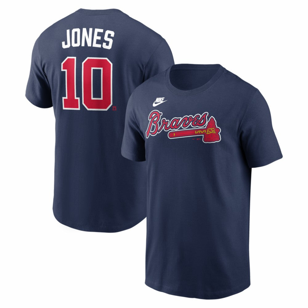 Chipper Jones Atlanta Braves Nike Cooperstown Collection Name & Number T-Shirt | MLB US