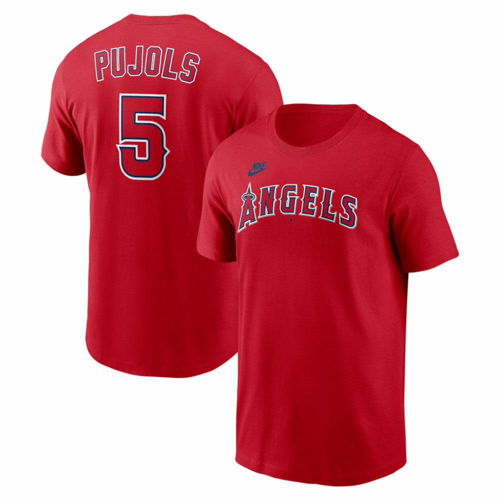 Albert Pujols Los Angeles Angels Nike Cooperstown Collection Name & Number T-Shirt | MLB Online