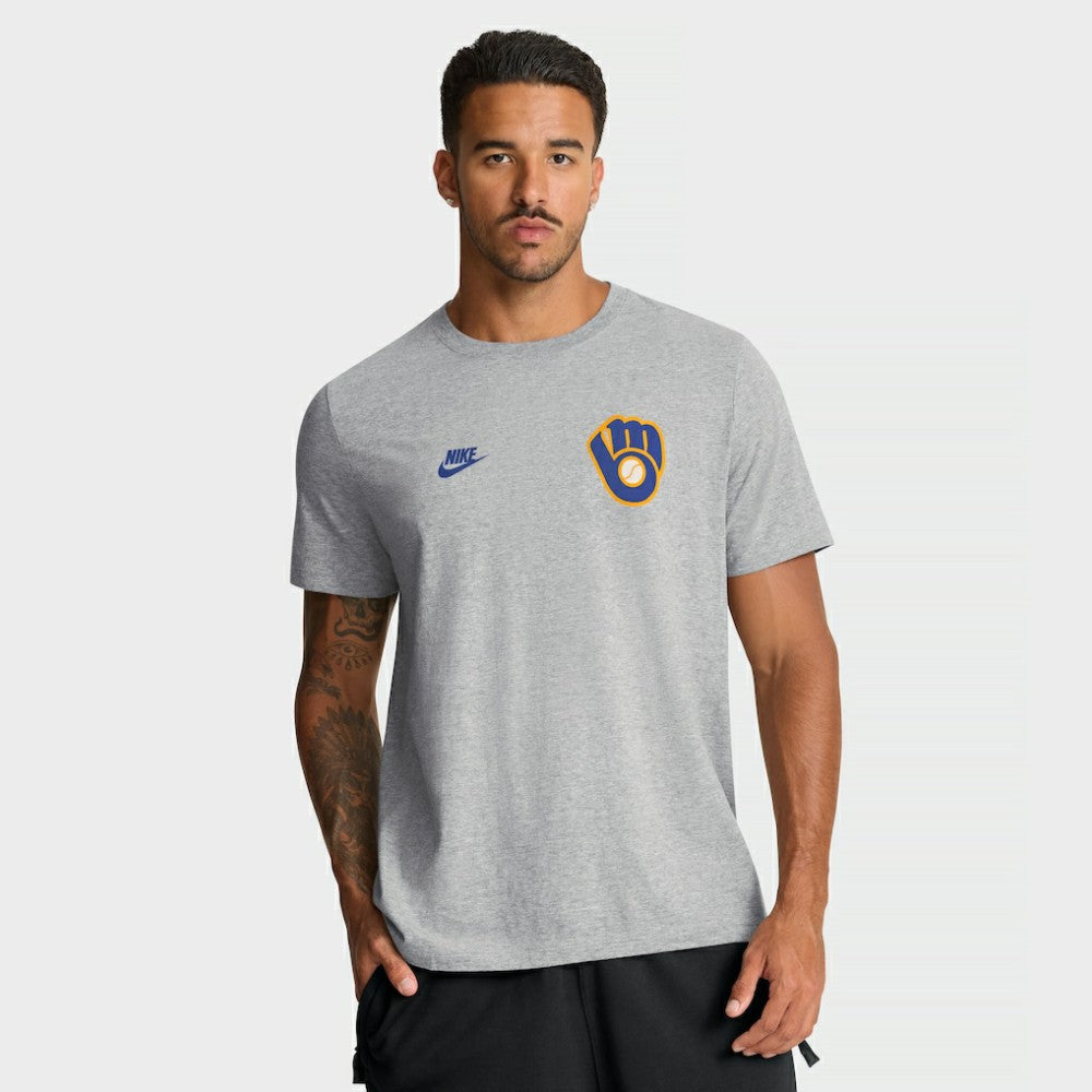 Milwaukee Brewers Nike Cooperstown 2-Hit T-Shirt | MLB For sale