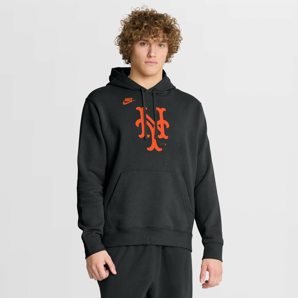 New York Mets Nike Cooperstown Collection Logo Club Hoodie | MLB Outlet