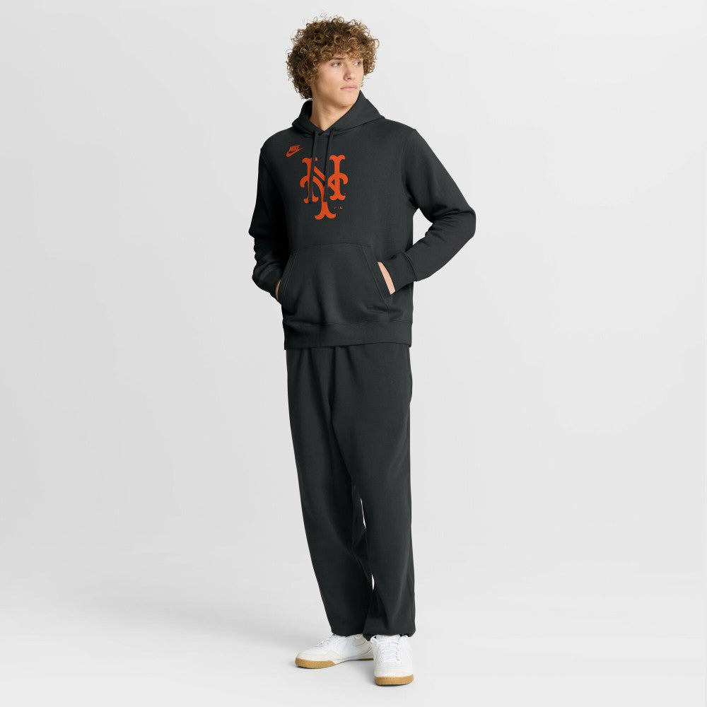 New York Mets Nike Cooperstown Collection Logo Club Hoodie | MLB Outlet