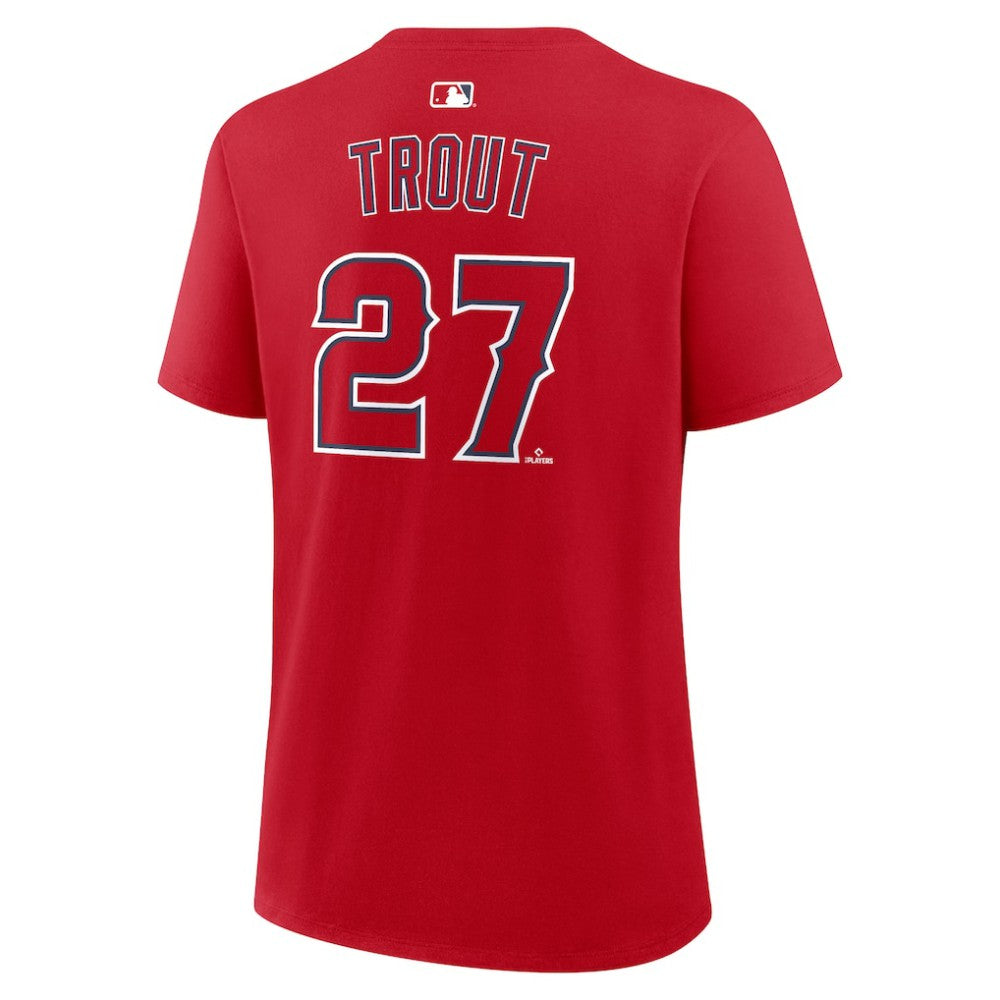 Mike Trout Los Angeles Angels Nike Women's Name & Number T-Shirt | MLB For sale