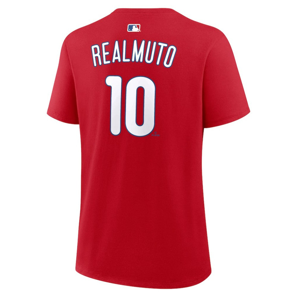 J.T. Realmuto Philadelphia Phillies Nike Women's Name & Number T-Shirt | MLB Online