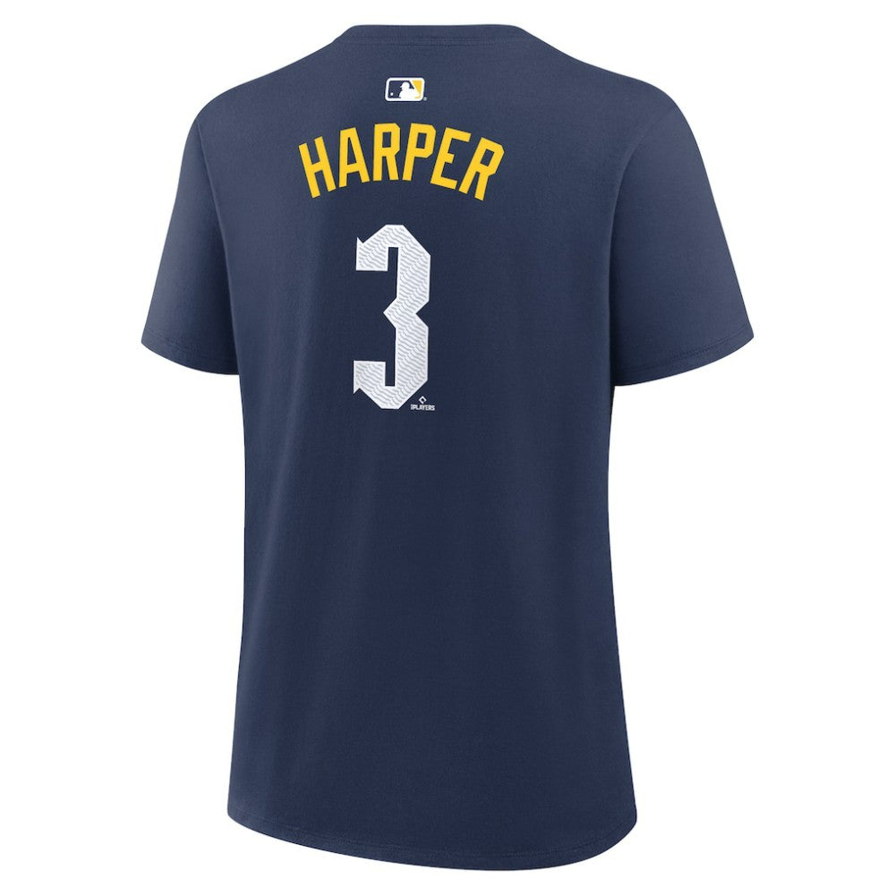 Bryce Harper Philadelphia Phillies Nike Women's City Connect Name & Number T-Shirt | MLB Shop