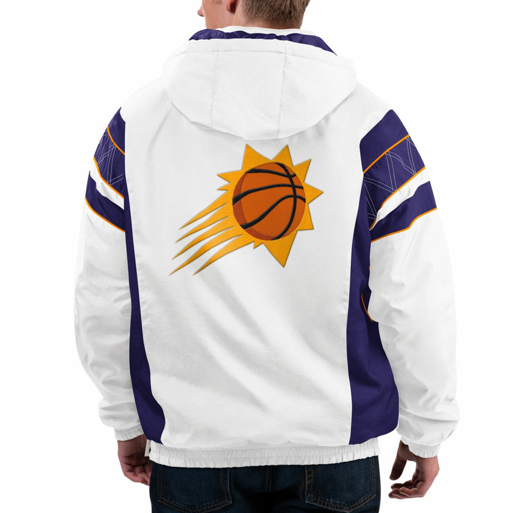 Phoenix Suns Starter Home Team Hoodie Half-Zip Jacket Online