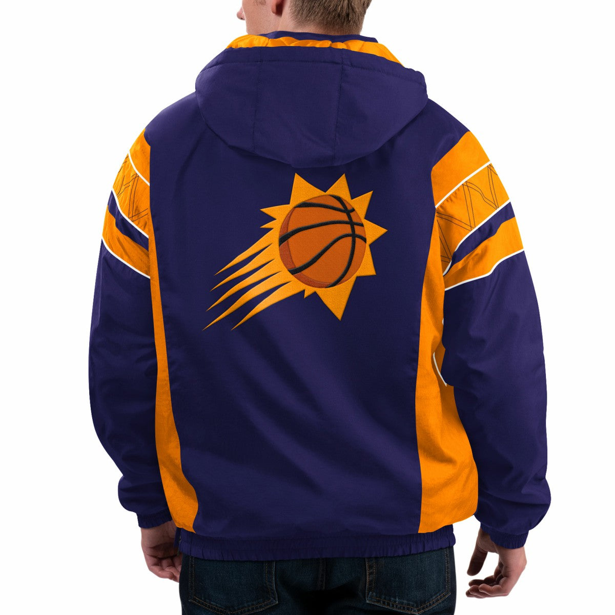 Phoenix Suns Starter Home Team Hoodie Half-Zip Jacket Discount