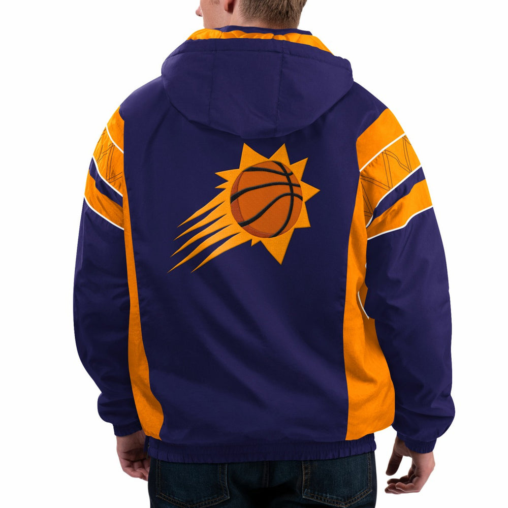 Phoenix Suns Starter Home Team Hoodie Half-Zip Jacket Discount