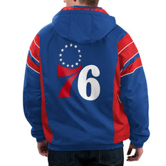 Philadelphia 76ers Starter Home Team Hoodie Half-Zip Jacket Online