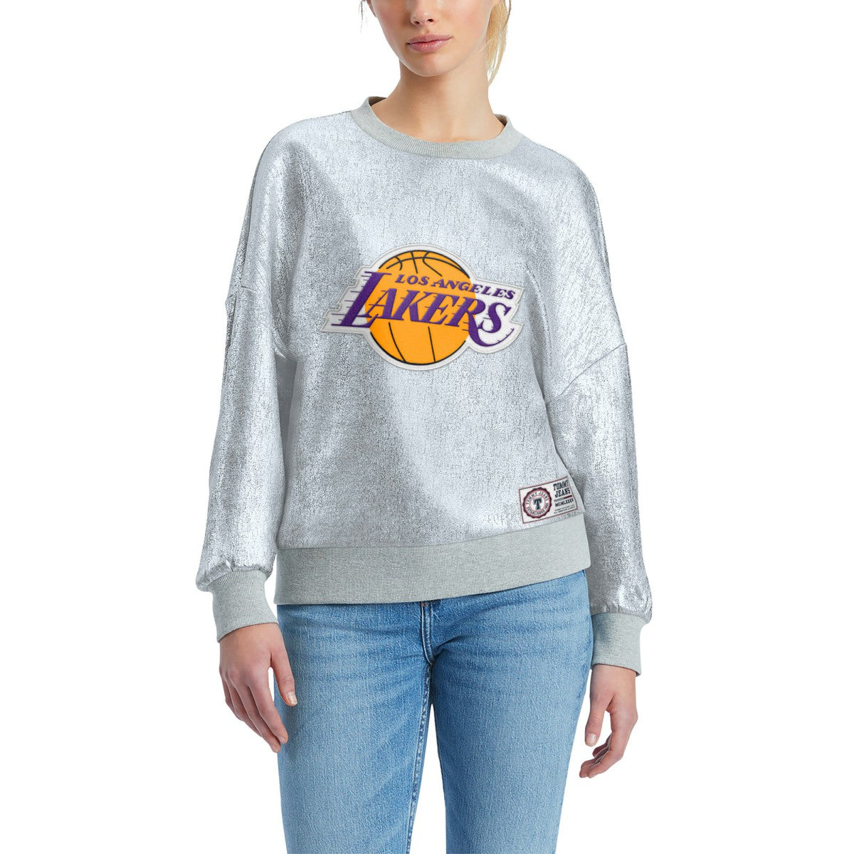 Los Angeles Lakers Tommy Jeans Women's Tracy Pullover Sweatshirt Online