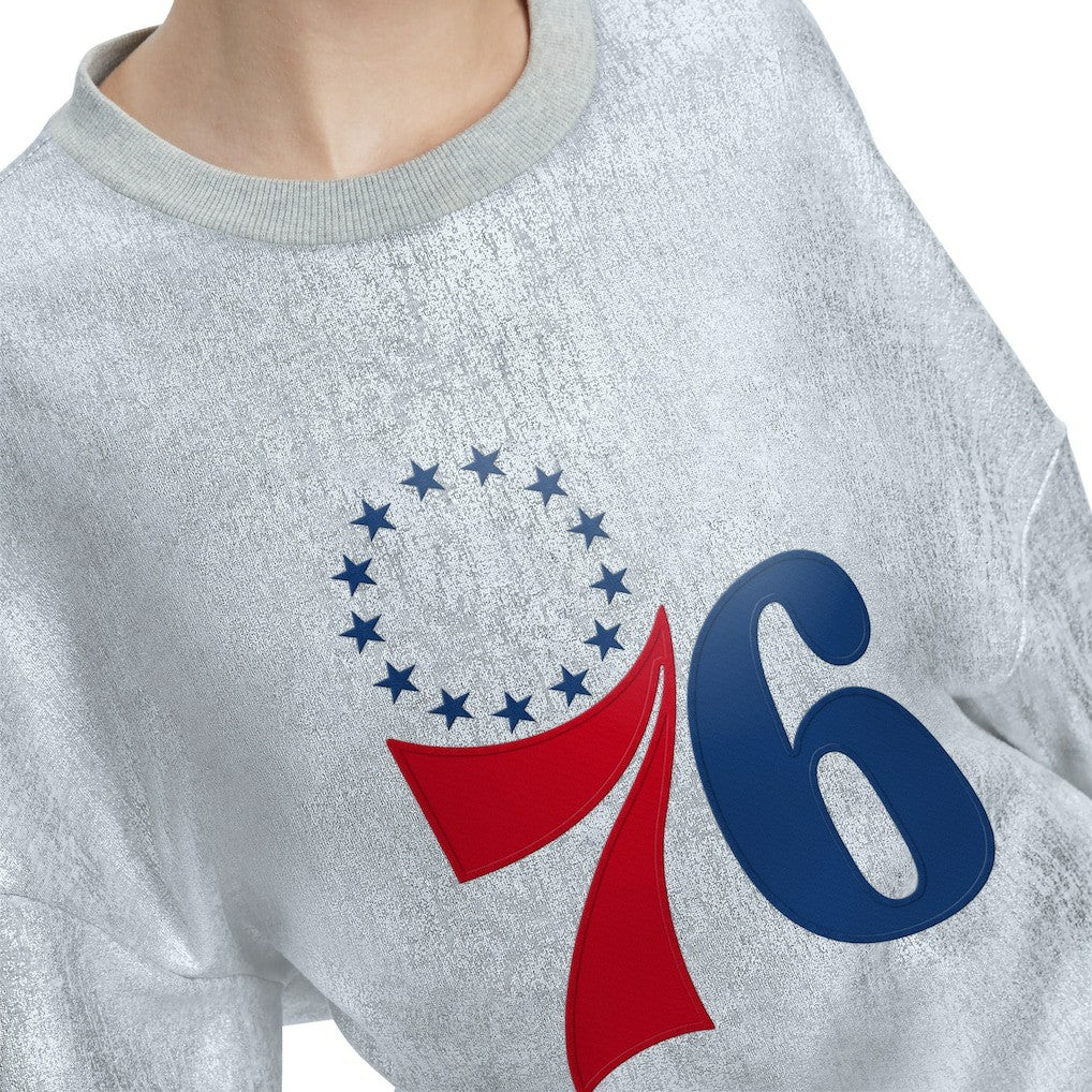 Philadelphia 76ers Tommy Jeans Women's Tracy Pullover Sweatshirt Online