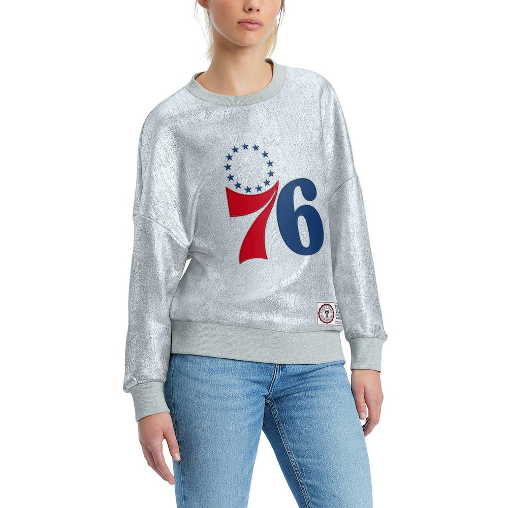 Philadelphia 76ers Tommy Jeans Women's Tracy Pullover Sweatshirt Online