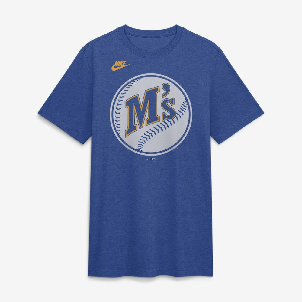 Seattle Mariners Nike Cooperstown Logo Tri-Blend T-Shirt | MLB Discount