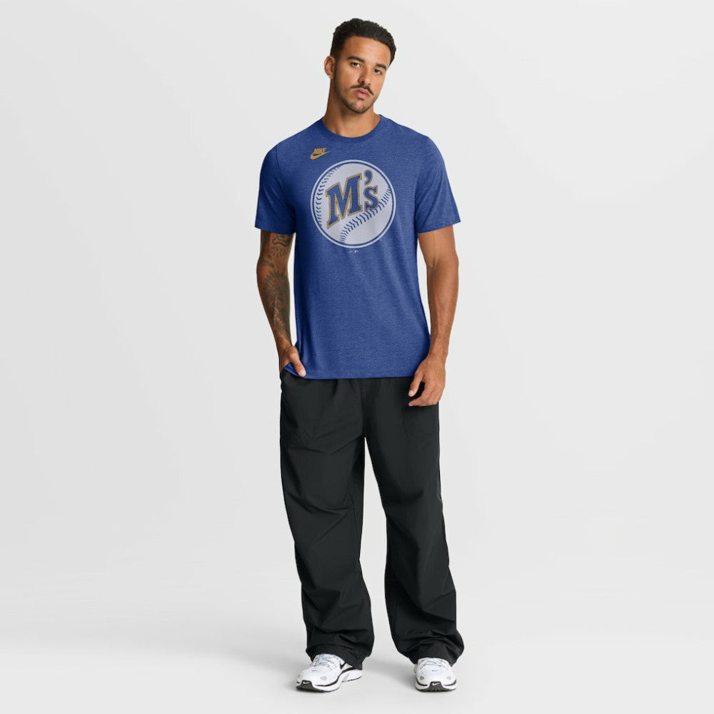 Seattle Mariners Nike Cooperstown Logo Tri-Blend T-Shirt | MLB Discount
