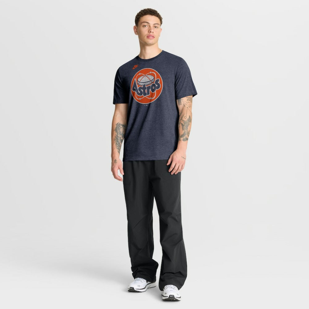 Houston Astros Nike Cooperstown Logo Tri-Blend T-Shirt | MLB On Sale
