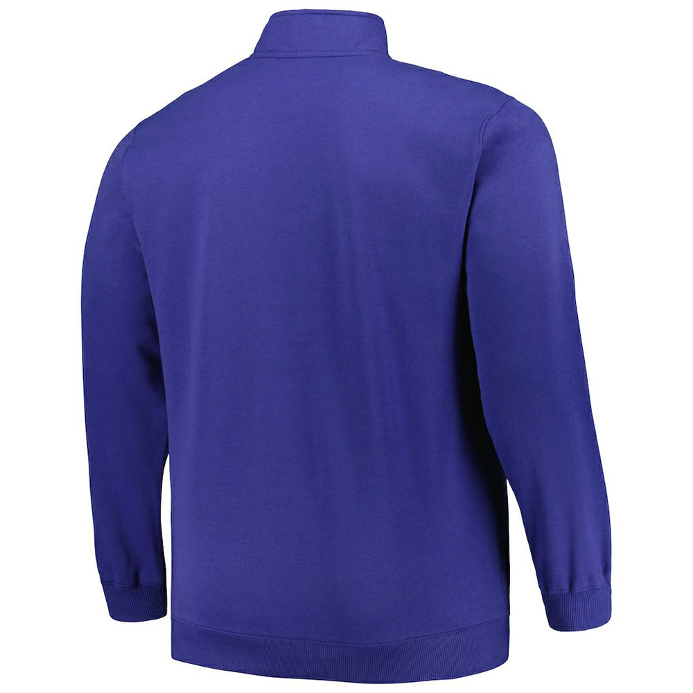 New York Giants  Profile Big & Tall Fleece Quarter-Zip Jacket