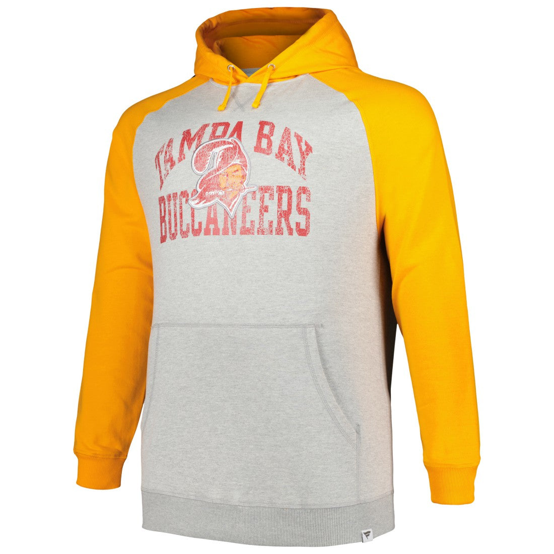 Tampa Bay Buccaneers  Profile Big & Tall Favorite Arch Throwback Raglan Pullover Hoodie