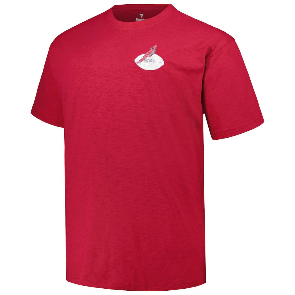 Arizona Cardinals  Profile Big & Tall Two-Hit Throwback T-Shirt