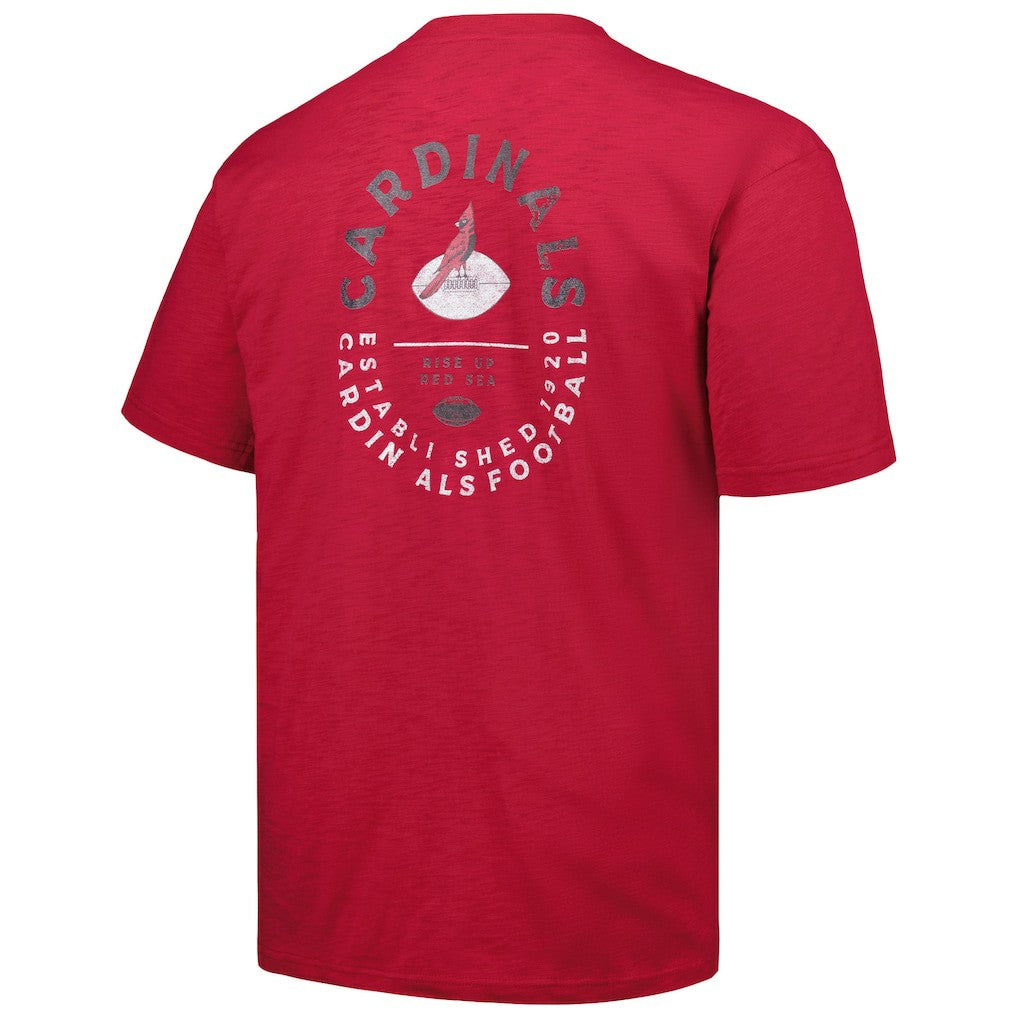 Arizona Cardinals  Profile Big & Tall Two-Hit Throwback T-Shirt