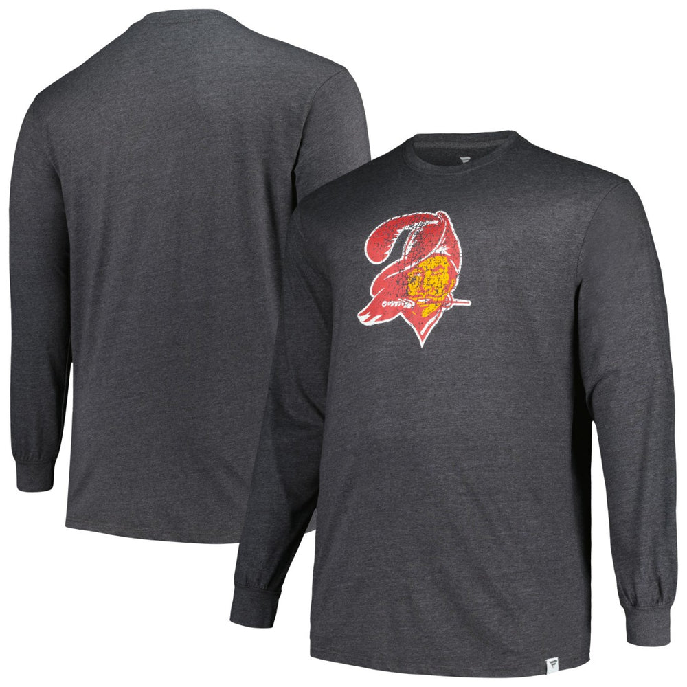 Tampa Bay Buccaneers  Profile Big & Tall Throwback Long Sleeve T-Shirt