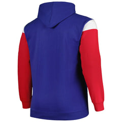 New York Giants  Profile Big & Tall Trench Battle Pullover Hoodie