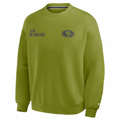 San Francisco 49ers Fanatics Oversized Type Play Multi Sweatshirt