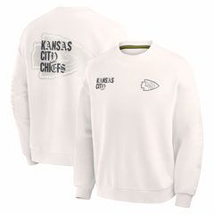Kansas City Chiefs Fanatics Oversized Type Play Multi Sweatshirt