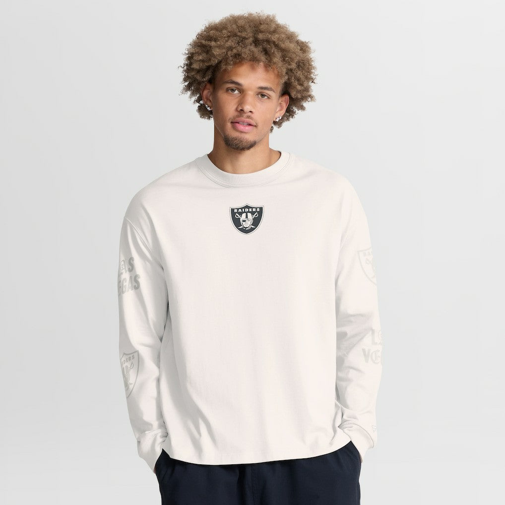 Las Vegas Raiders Fanatics Oversized Type Play Long Sleeve T-Shirt