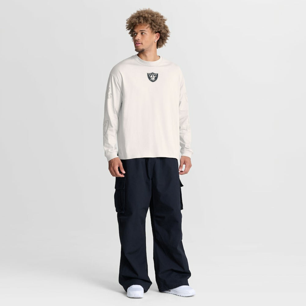 Las Vegas Raiders Fanatics Oversized Type Play Long Sleeve T-Shirt