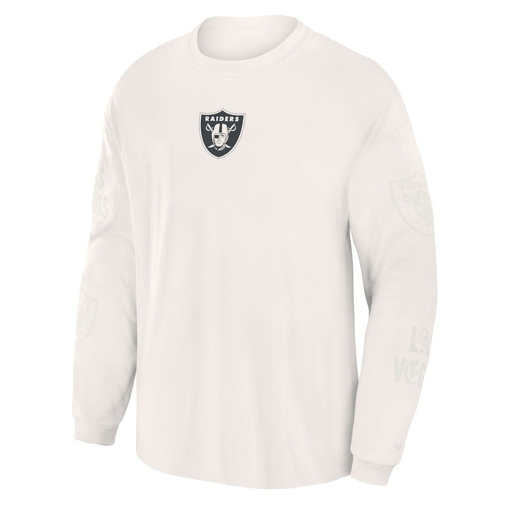 Las Vegas Raiders Fanatics Oversized Type Play Long Sleeve T-Shirt