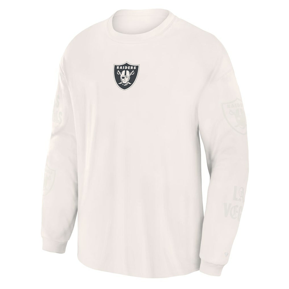 Las Vegas Raiders Fanatics Oversized Type Play Long Sleeve T-Shirt