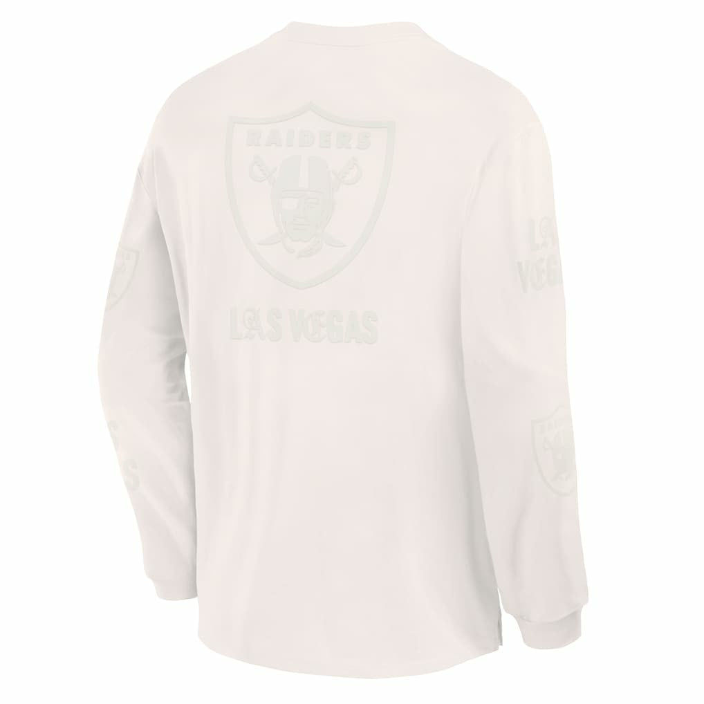 Las Vegas Raiders Fanatics Oversized Type Play Long Sleeve T-Shirt
