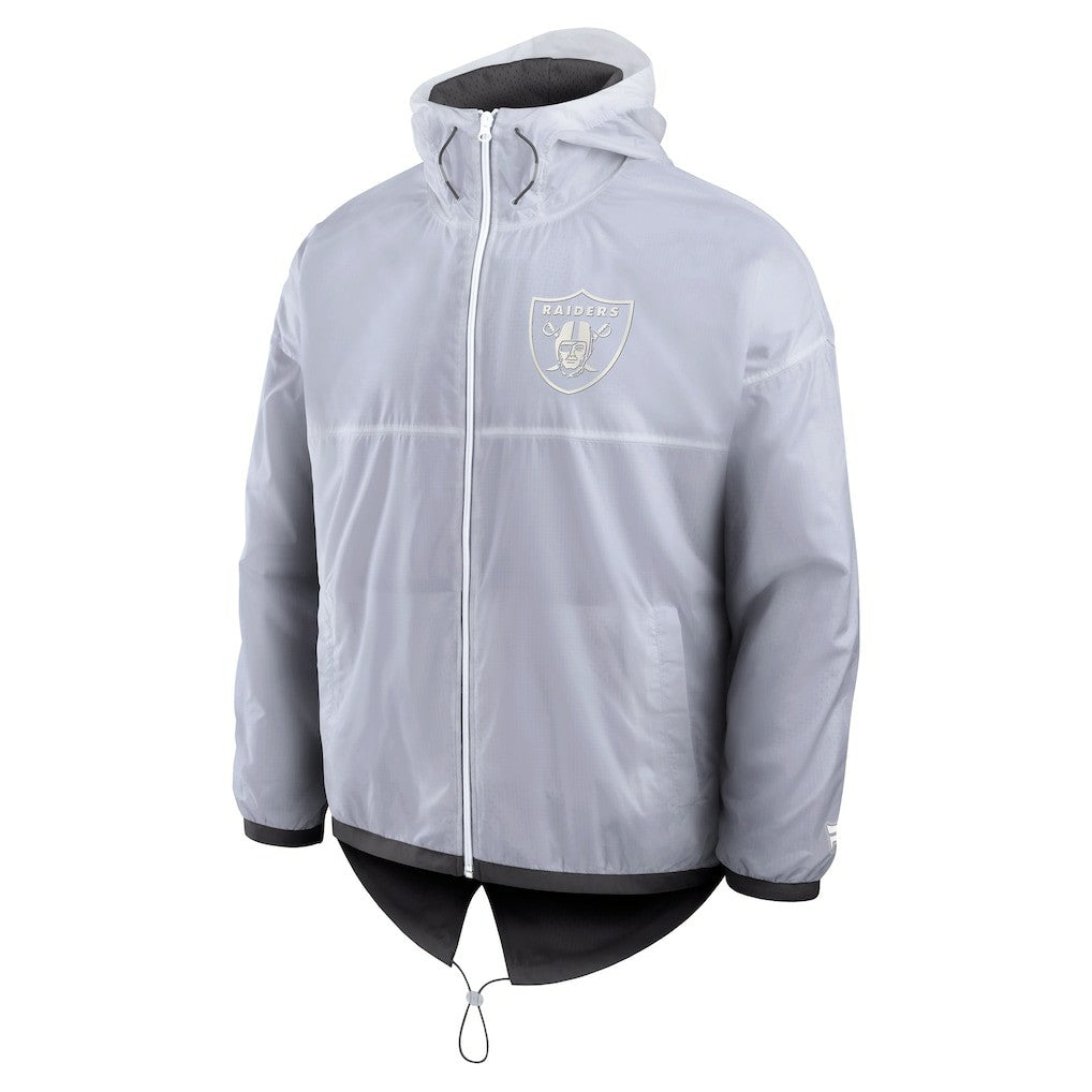 Las Vegas Raiders Fanatics Type Play Down Full-Zip Jacket