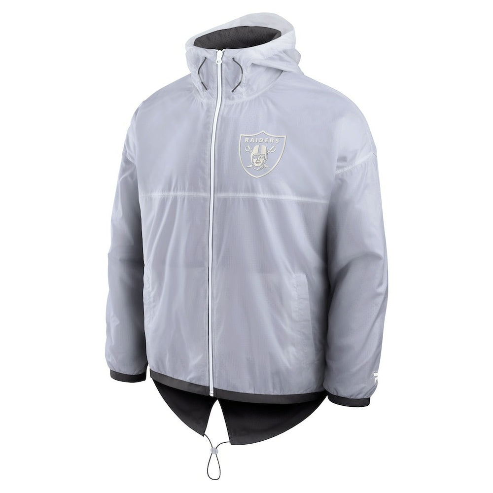 Las Vegas Raiders Fanatics Type Play Down Full-Zip Jacket