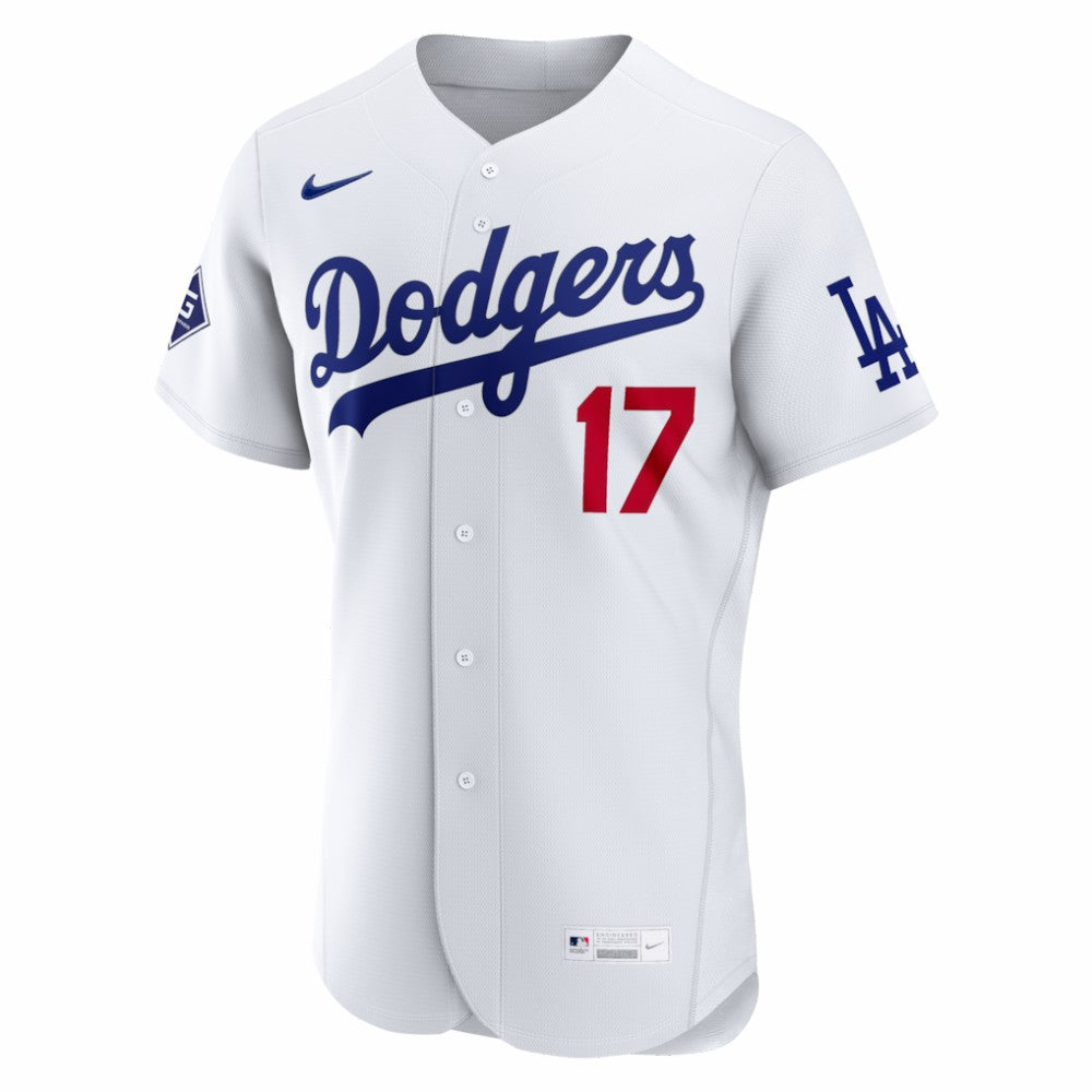 Shohei Ohtani Los Angeles Dodgers Nike Home Authentic Sponsor Patch Jersey | MLB Sale