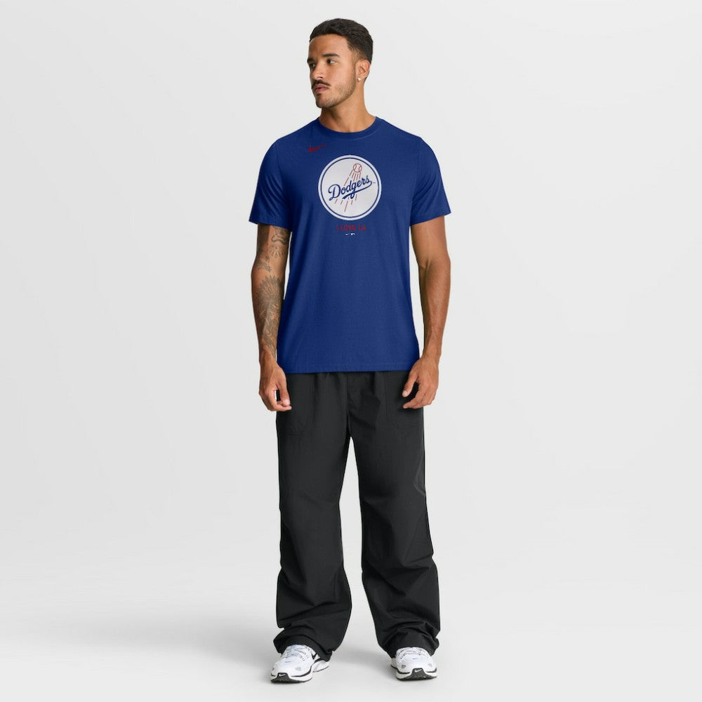 Los Angeles Dodgers Nike Tri-Blend Logo T-Shirt | MLB New