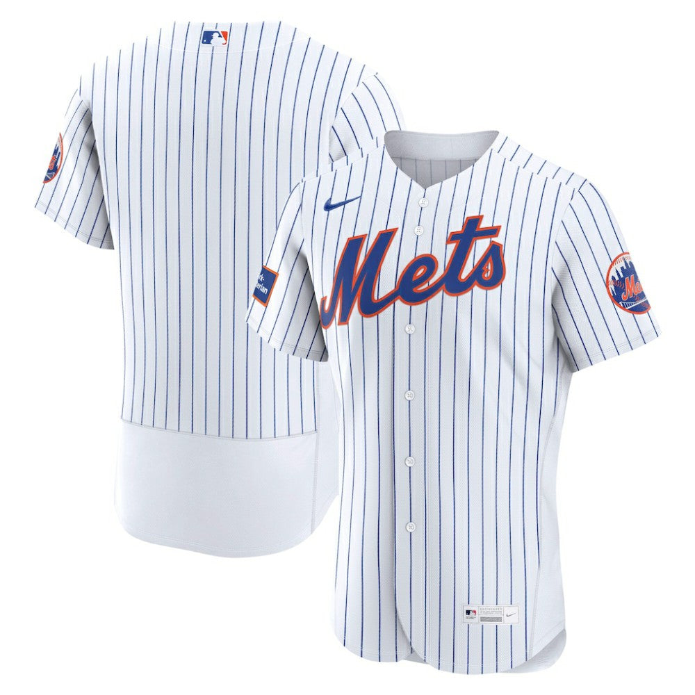 New York Mets Nike Home Sponsor Patch Authentic Jersey | MLB For sale