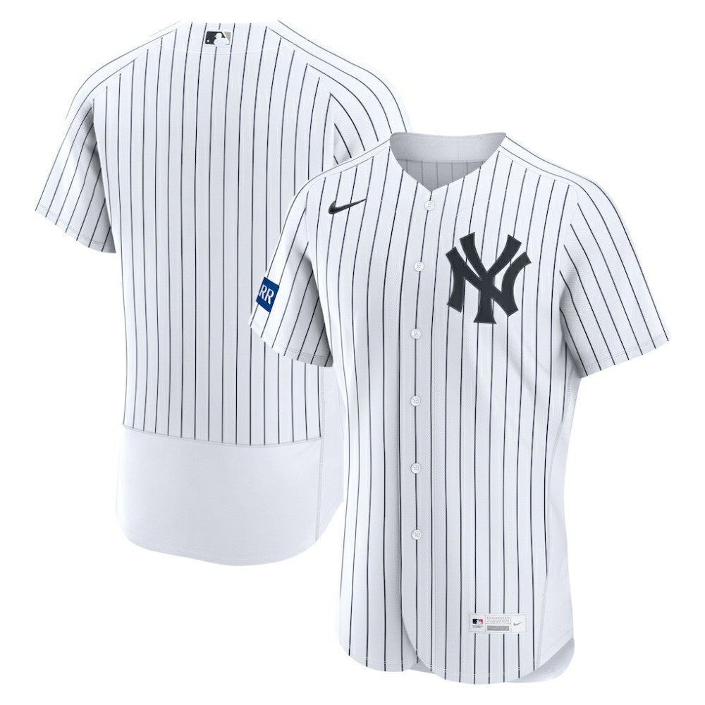 New York Yankees Nike Home Sponsor Patch Authentic Jersey | MLB Online