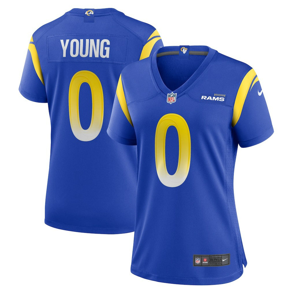 Los Angeles Rams Nike Byron Young  Women's Home Game Jersey