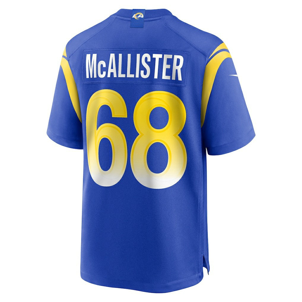 Los Angeles Rams Nike Mike McAllister  Home Game Jersey