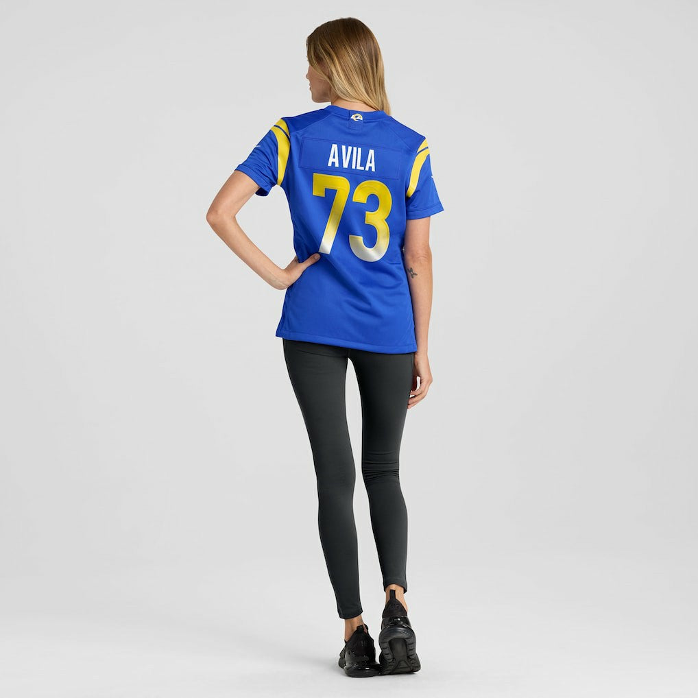 Los Angeles Rams Nike Steve Avila  Women's Home Game Jersey
