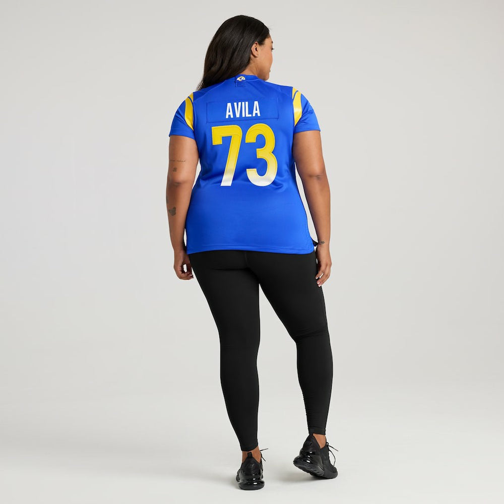 Los Angeles Rams Nike Steve Avila  Women's Home Game Jersey