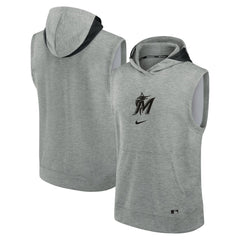 Miami Marlins Nike Authentic Collection Early Work Dri-FIT Sleeveless Hoodie | MLB Outlet