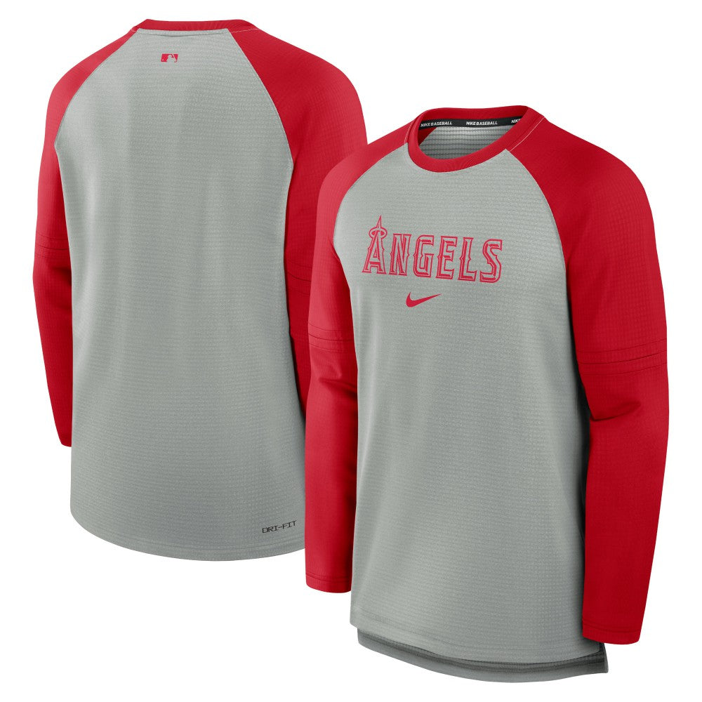Los Angeles Angels Nike Authentic Collection Game Time Raglan Performance Long Sleeve T-Shirt | MLB Shop