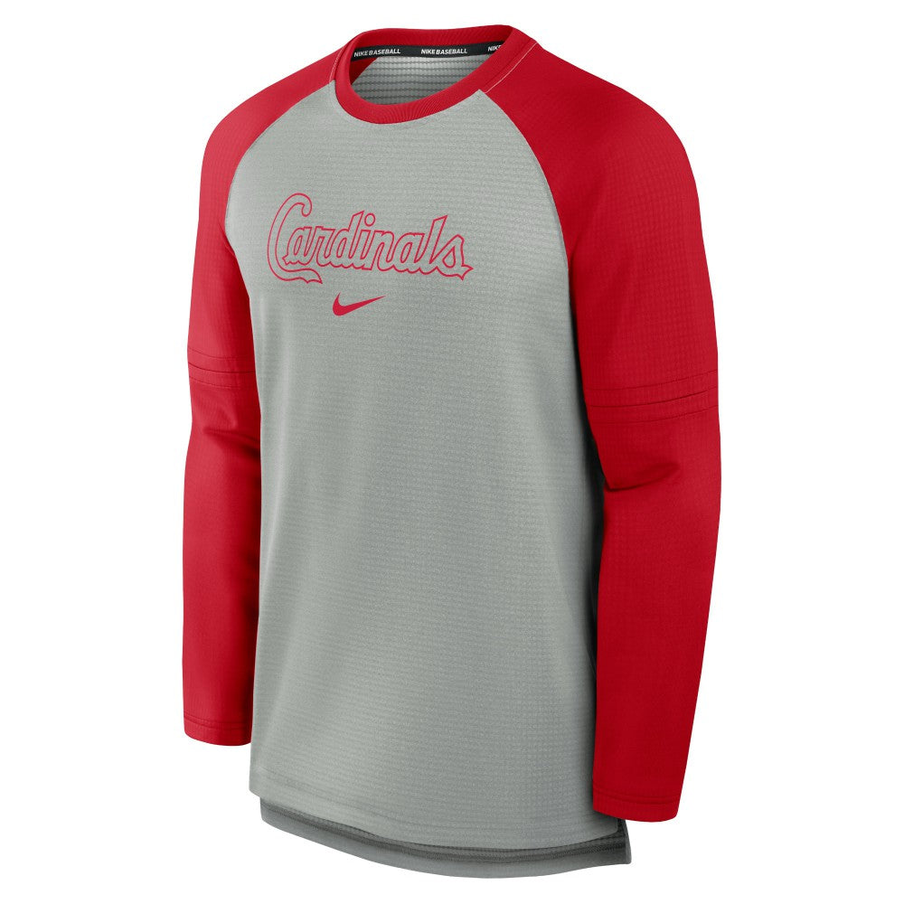 St. Louis Cardinals Nike Authentic Collection Game Time Raglan Performance Long Sleeve T-Shirt | MLB US