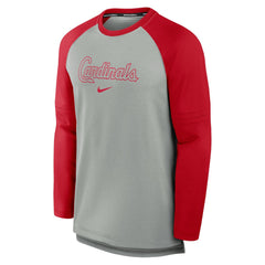 St. Louis Cardinals Nike Authentic Collection Game Time Raglan Performance Long Sleeve T-Shirt | MLB US
