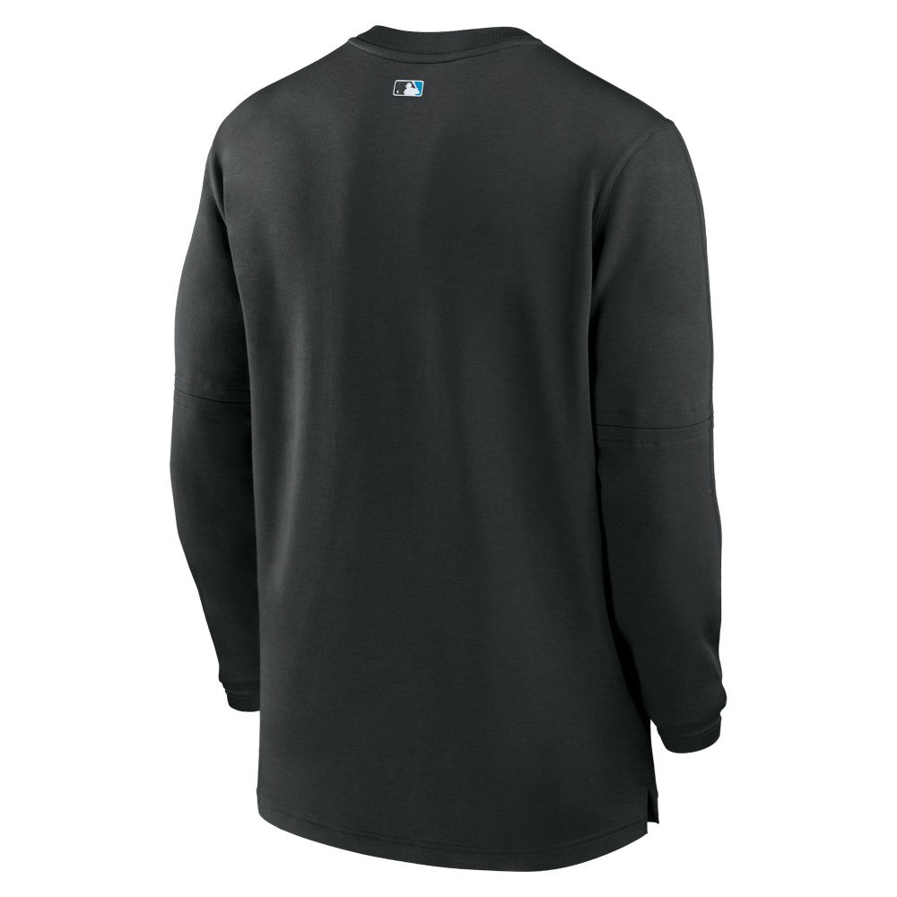 Miami Marlins Nike Authentic Collection Game Time Performance Quarter-Zip Top | MLB Sale