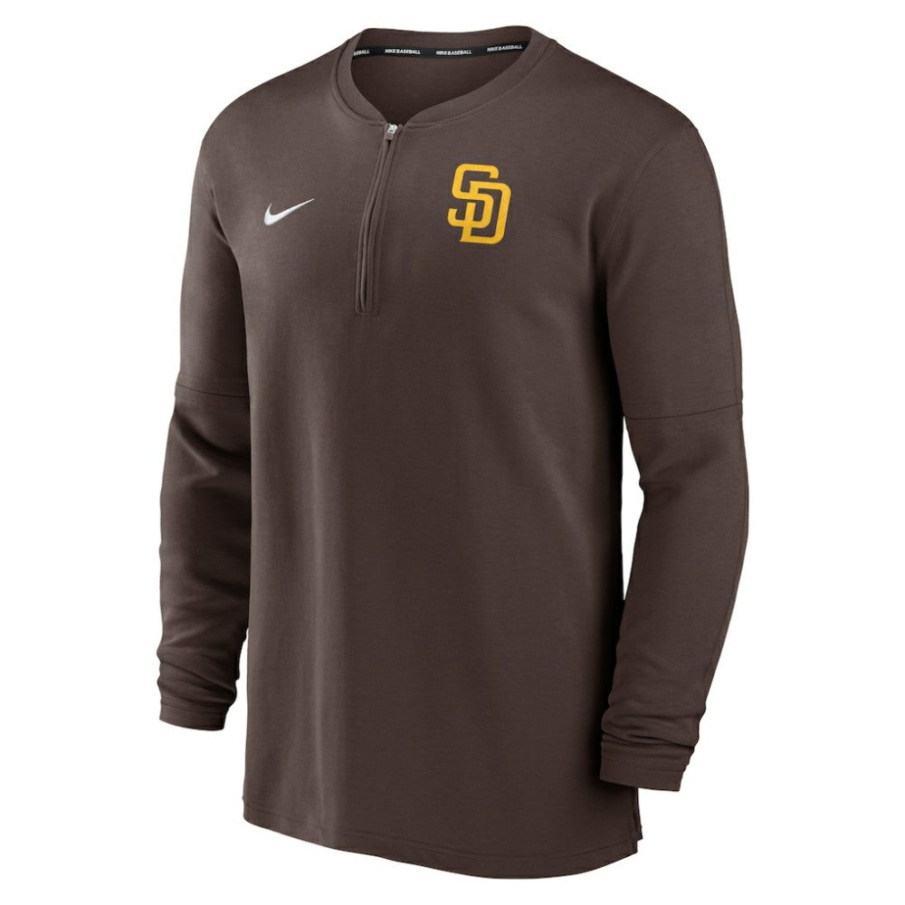 San Diego Padres Nike Authentic Collection Game Time Performance Quarter-Zip Top | MLB For sale