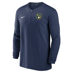 Milwaukee Brewers Nike Authentic Collection Game Time Performance Quarter-Zip Top | MLB Discount